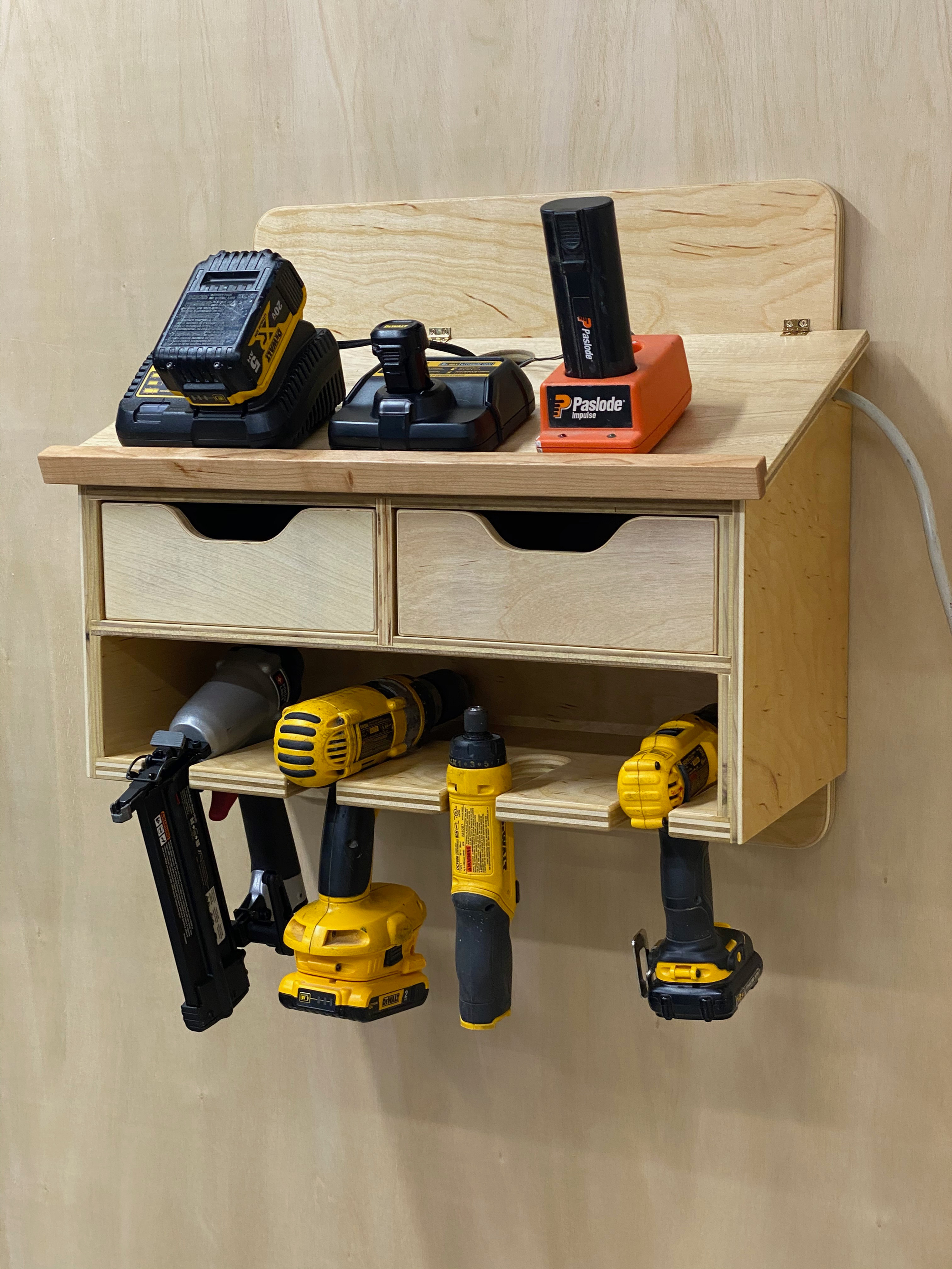 Cordless Drill Charging Station