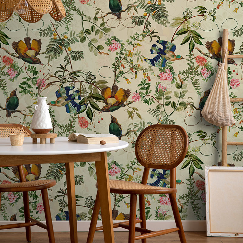 Thumbnail: Vintage Tropical Birds Jungle