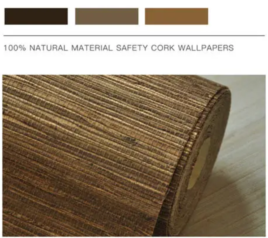 Thumbnail: Grasscloth wallpaper seagrass