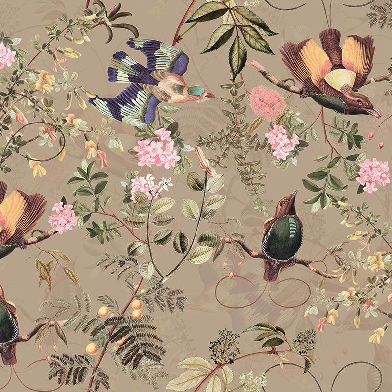 Thumbnail: Vintage Tropical Birds Jungle