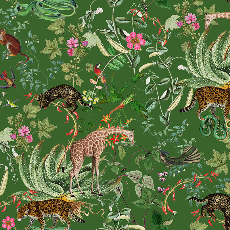 Thumbnail: Vintage Wild Animals Jungle