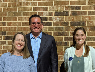 Chad and Amy Rudy, Frisco ISD Board President