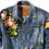 Miniaturbild: PRPS Denim Jacket "The Roses"Size L