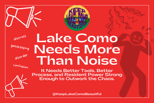 Lake Como Needs More Than Noise