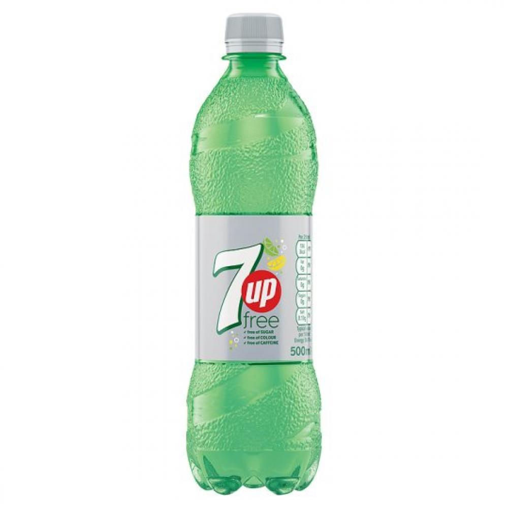 7up Lima Limon Free 500cc - Pack x 6un
