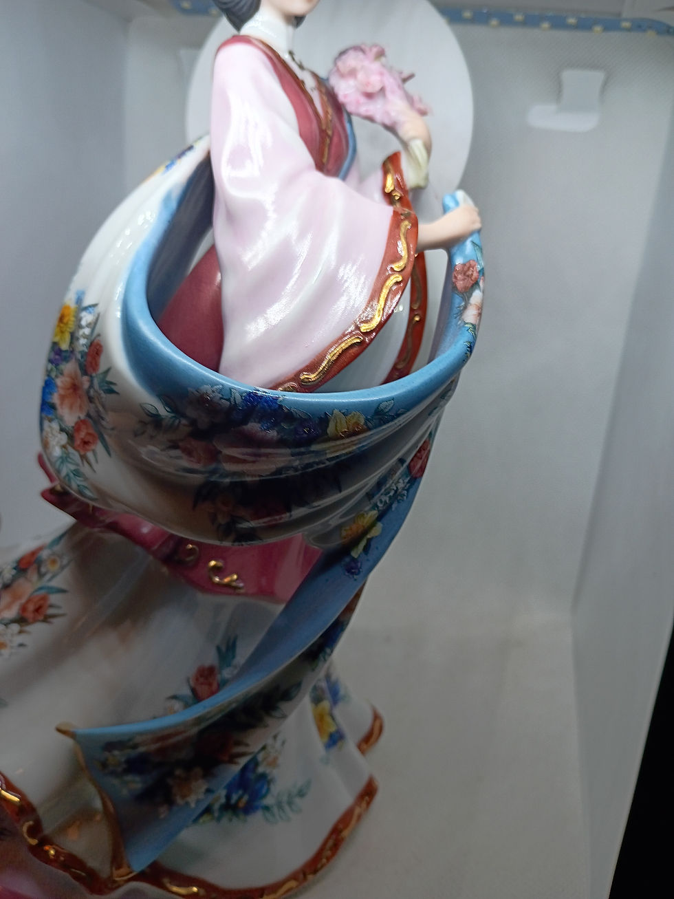 Thumbnail: 9.5" Porcelain Statue- "The Plum Blossom Princess" by Lena Liu 