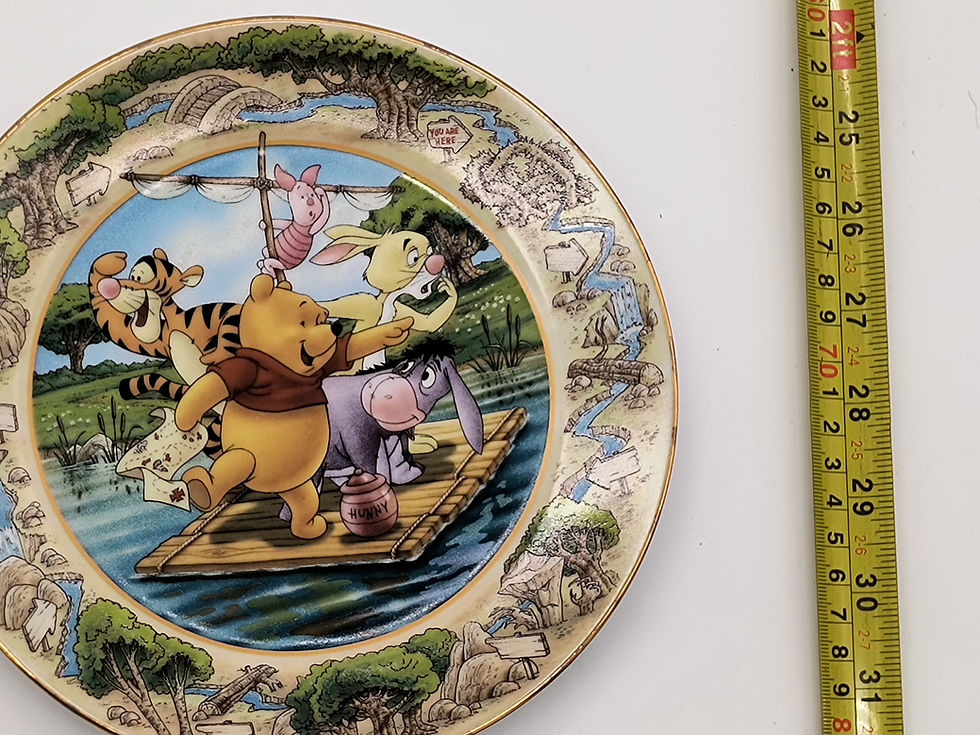 Thumbnail: 8" plate- "Rescue!" 1st issue in Grand Adventure in Search of Christopher Robins