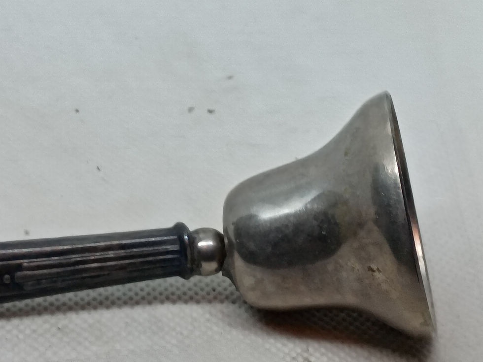 Thumbnail: 4" tall Vintage Webster Sterling bell