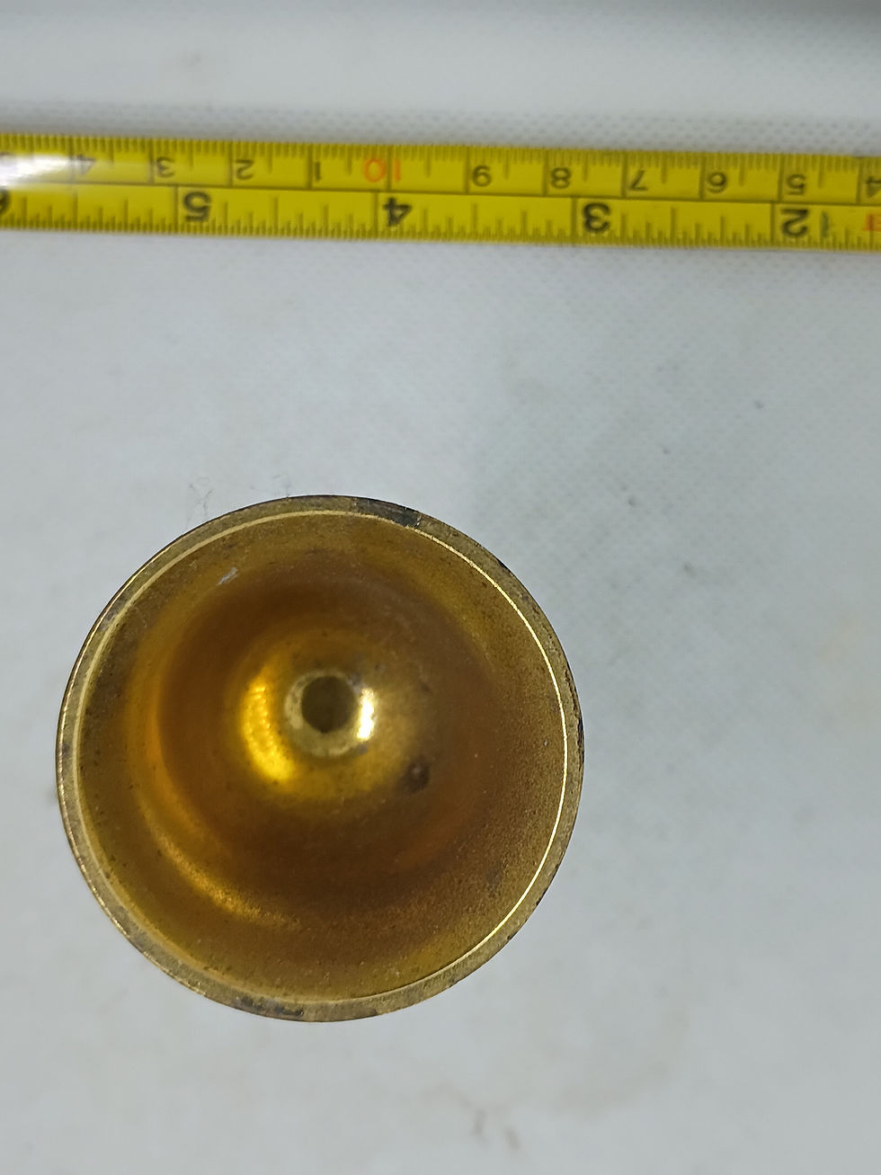 Thumbnail: 5" brass  bell or cup- no ringer, no sure of use