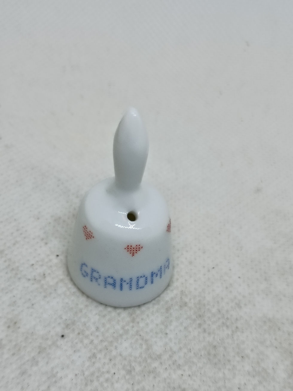 Thumbnail: Approx. 1.75" tall- porcelain bell -Grandma Bell