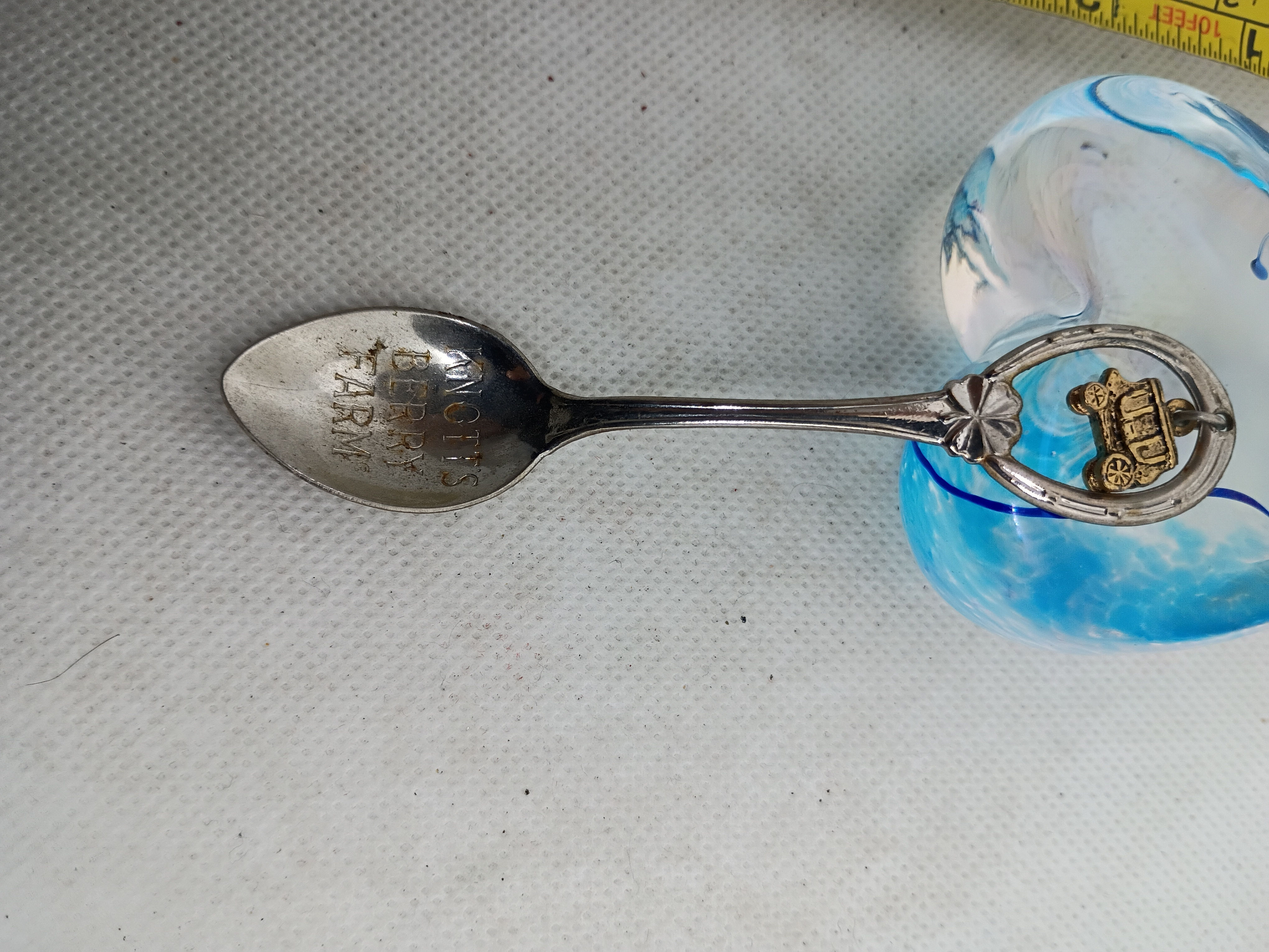 3.5" Vintage silver plated souvenir spoon - Knott's Berry Farm
