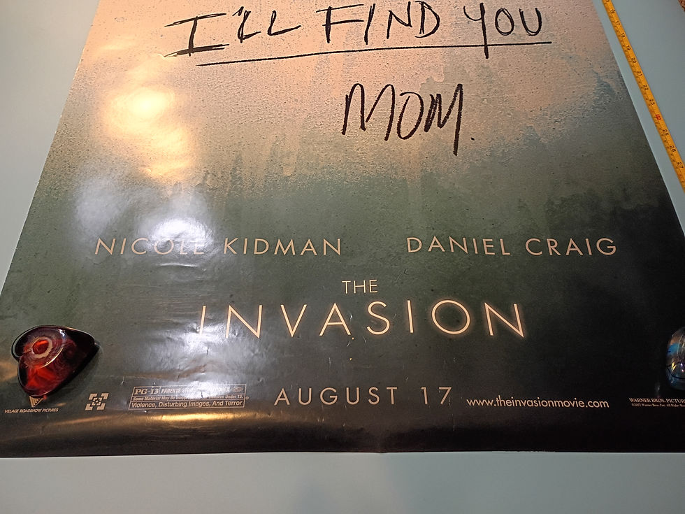 Thumbnail: Approx 27"x 39" Movie poster "The Invasion" Warner Brother's Pictures  2007