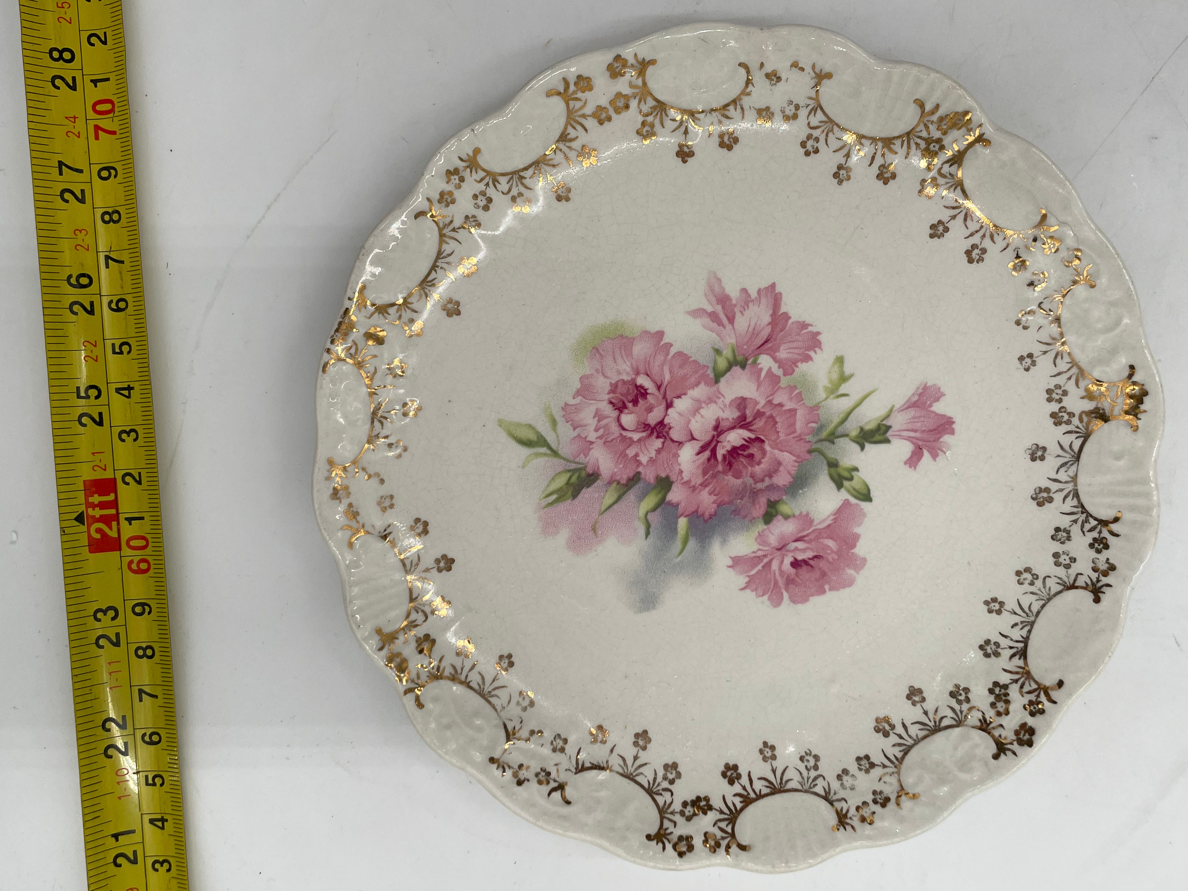 8" Vintage plate- CH Fields Limoges, Haviland France