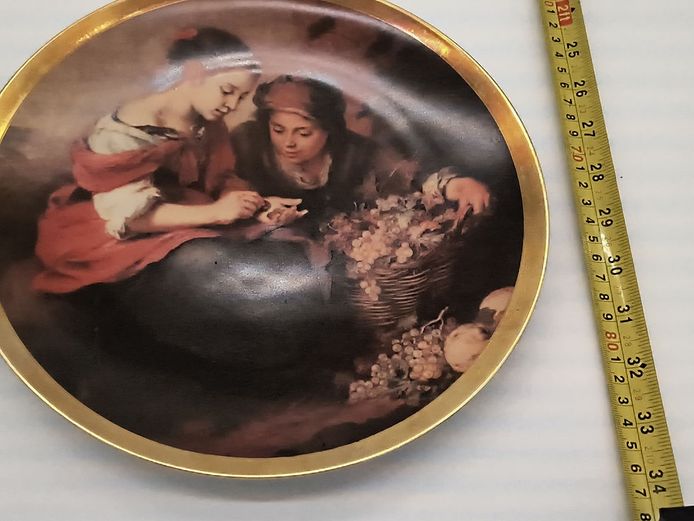 Thumbnail: 10" Plate -  Vintage - scene Plate- Bavaria Germany
