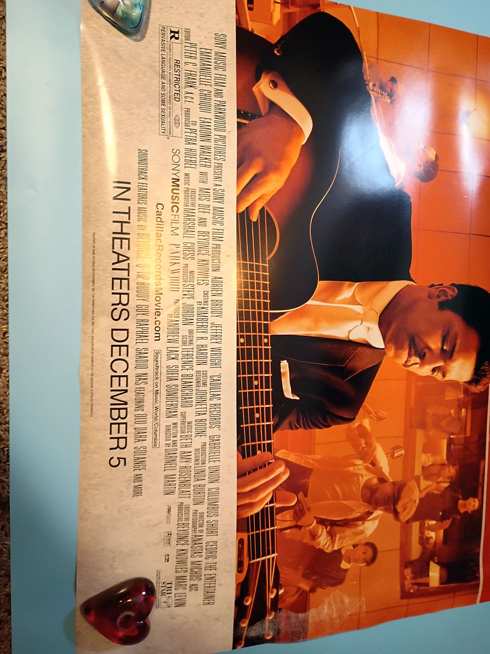 Thumbnail: Approx 27" x 39" Movie poster "Cadillac Records" TriStar- Property of Sony