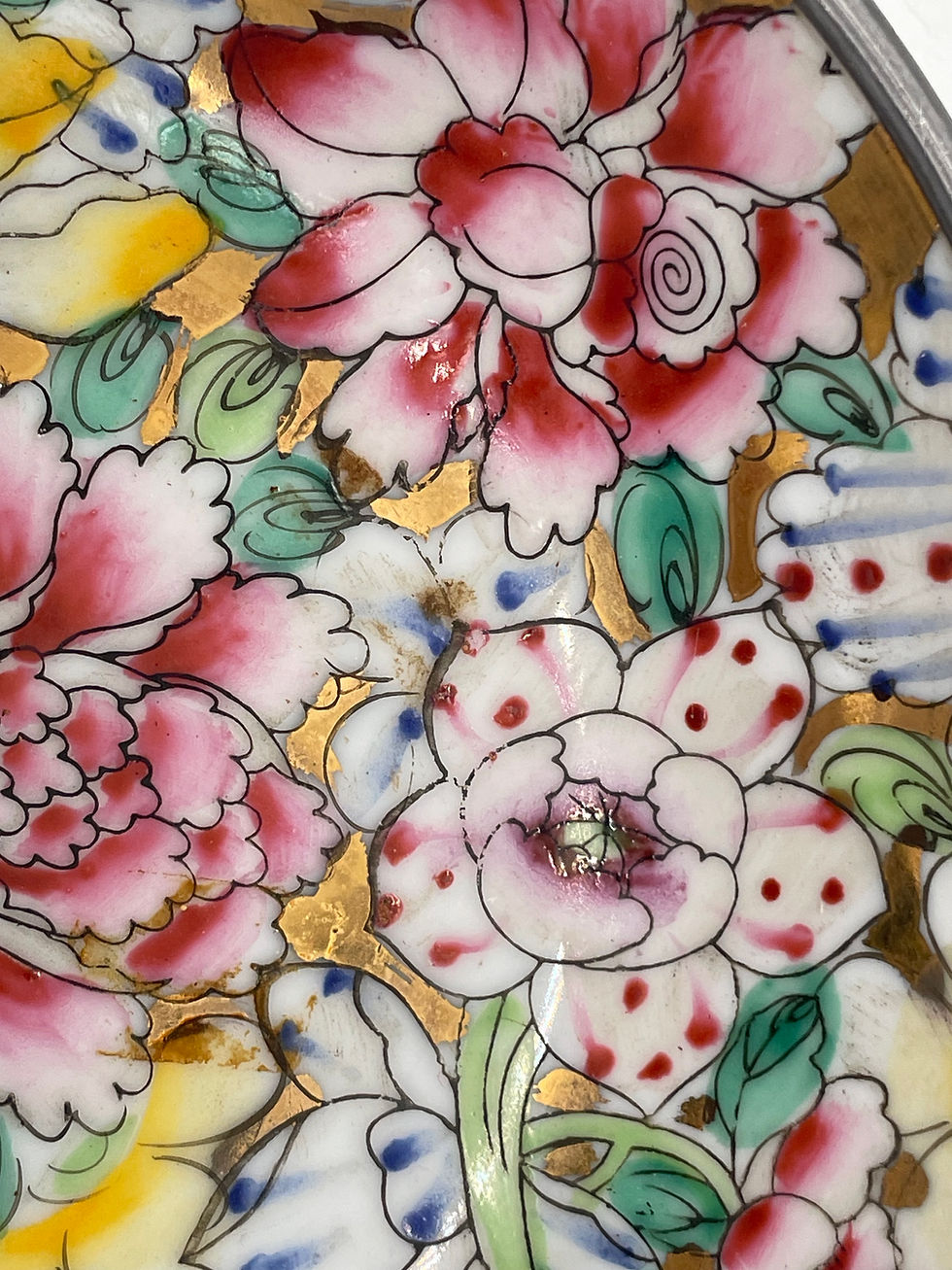 Thumbnail: 6" Plate - Japanese Porcelain Ware- Decorated in Hong Kong