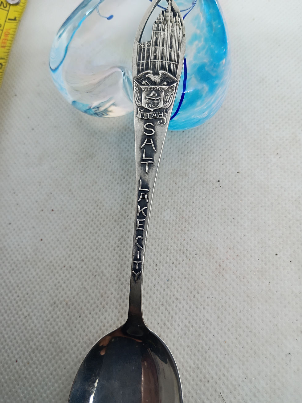 Thumbnail: 5.5" Antique sterling silver spoon -17g  Salt Lake City - Industry