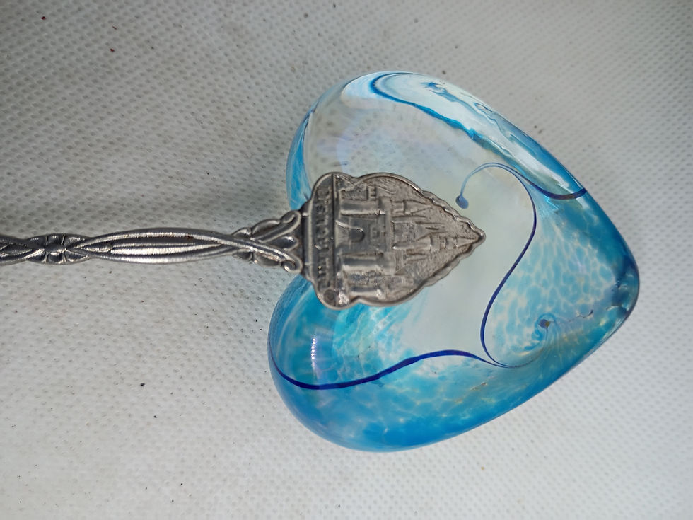 Thumbnail: Approx 5"- vintage base metal souvenir spoon from Holland - Disneyland