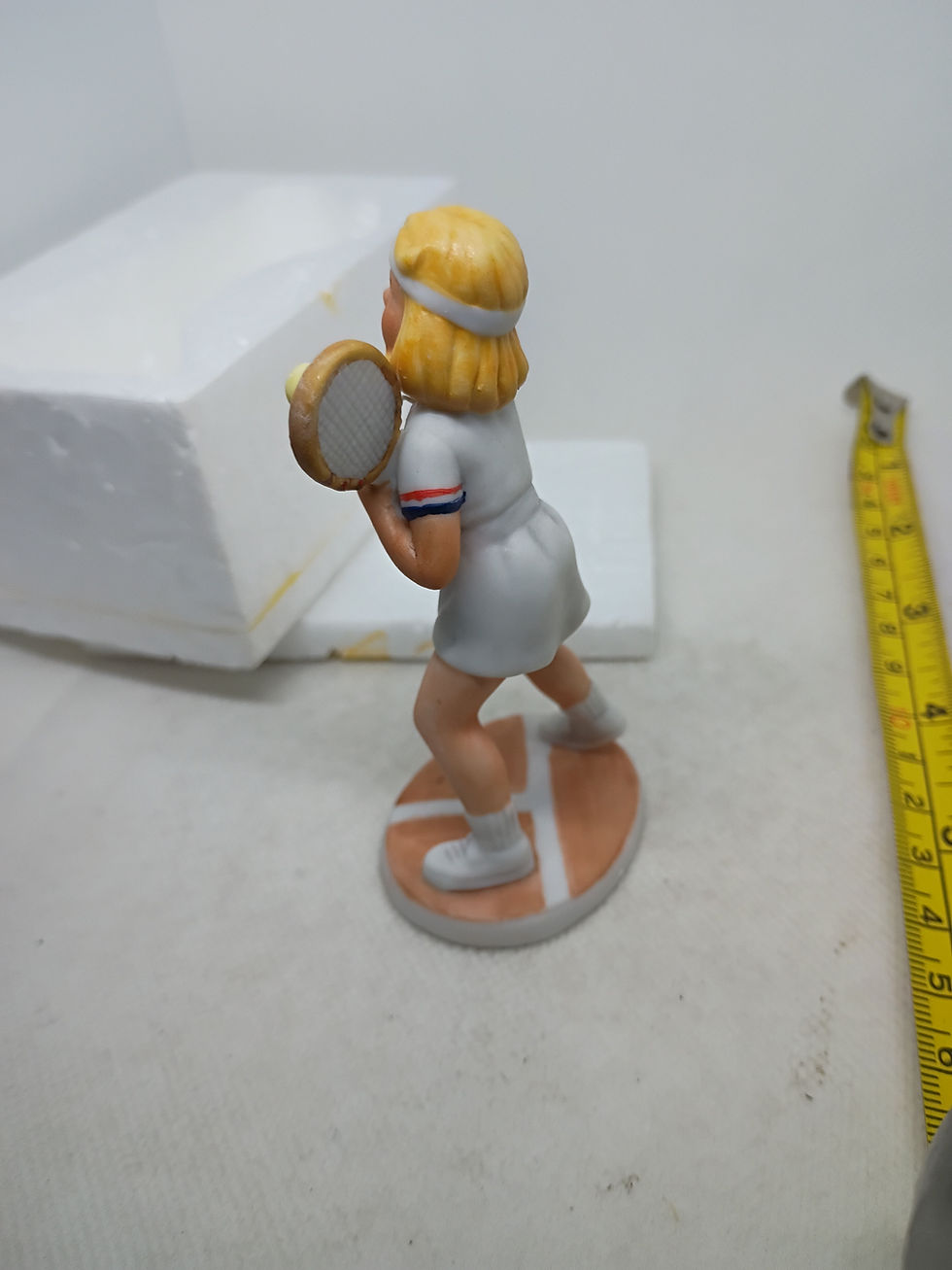 Thumbnail: 4" Porcelain figure- "Love 40" The McClellands by John McClelland- excellent 