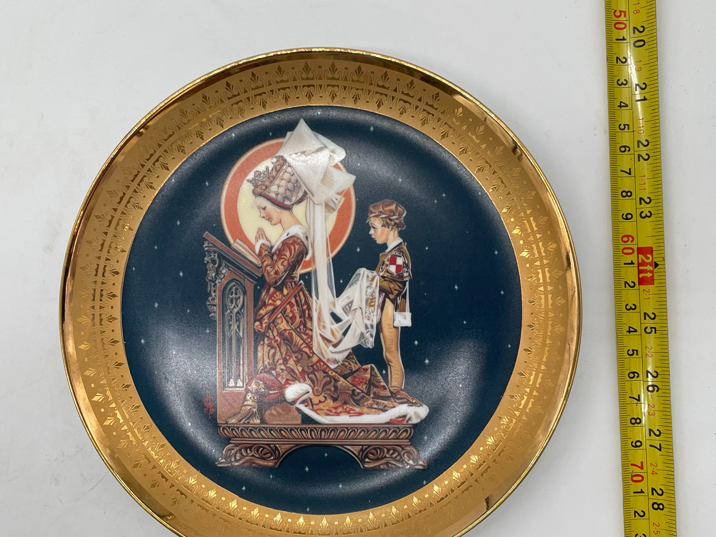 9" Plate - "St Agnes' Eve" - Plate IV of "The Royal Conwall Classic Collection"