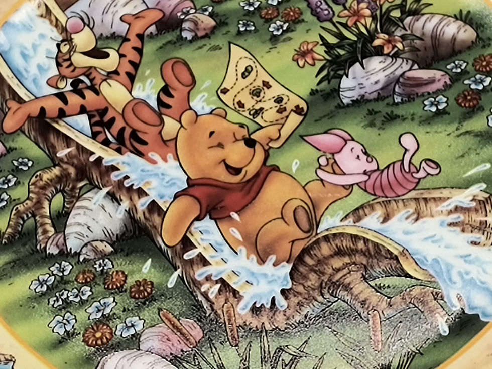 Thumbnail: 8" plate- "A Slippery Fun Expedition" 4th issue in A Grand Adventure