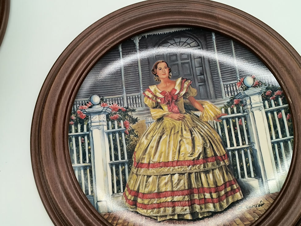 Thumbnail: 8" Plate - "Melanie" -3rd issue in Gone With the Wind series  by Raymond Kursar