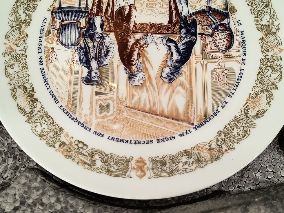 Thumbnail: 8” Plate - First Edition Lafayette Legacy Collection D'arceau Limoges 