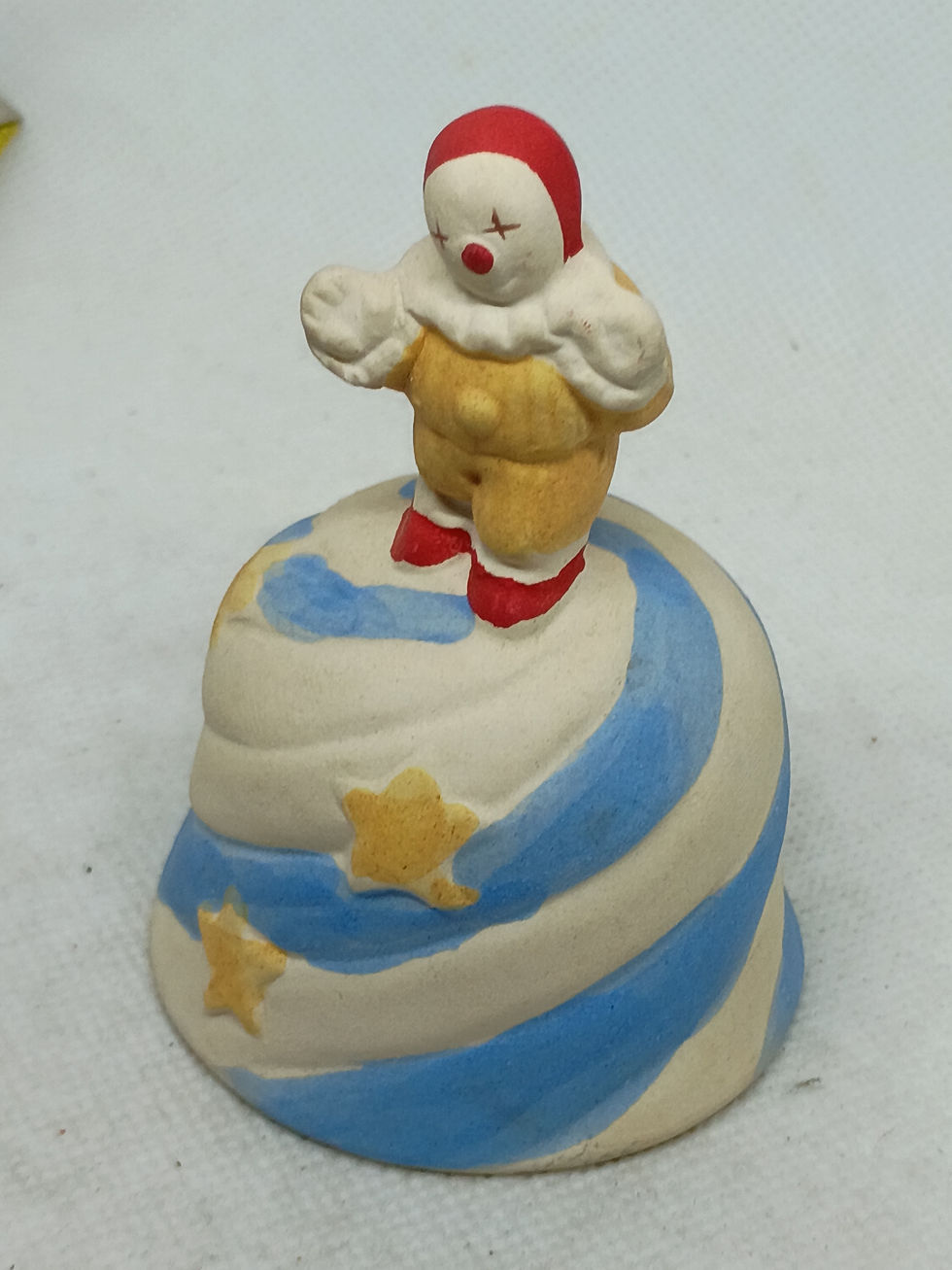 Thumbnail: Approx. 3.5" tall- porcelain bell - Clown Bell - UCTCI -Japan  