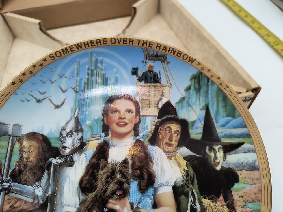 Thumbnail: 9.5" plate-"The Wizard of OZ" 50th Anniversary Plate- The Hamilton Collection