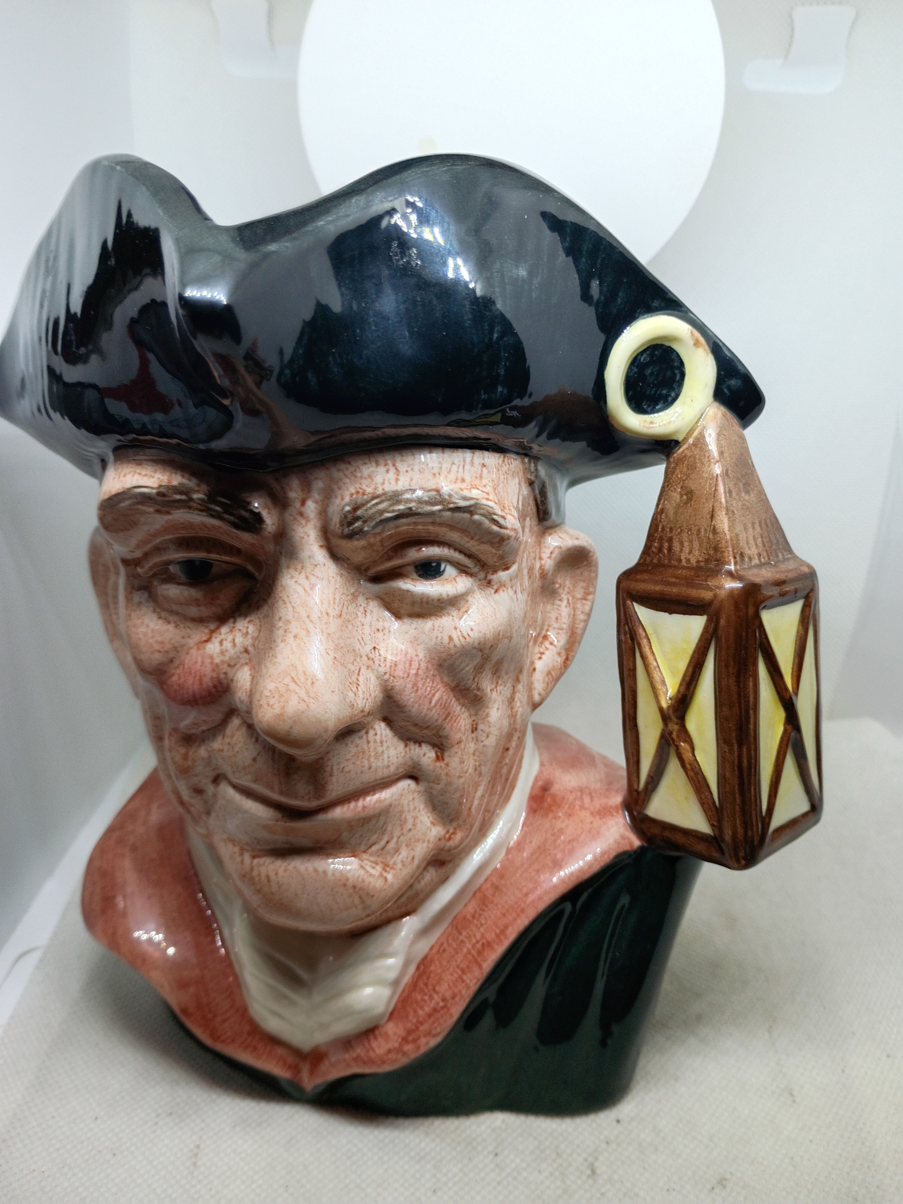 7" Royal Doulton "Night Watchman" character jug from Williamsburg series