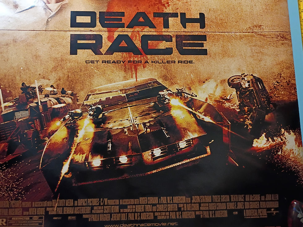 Thumbnail: Approx. 27"x 39" Movie poster "Death Race" 2008 Universal Pictures