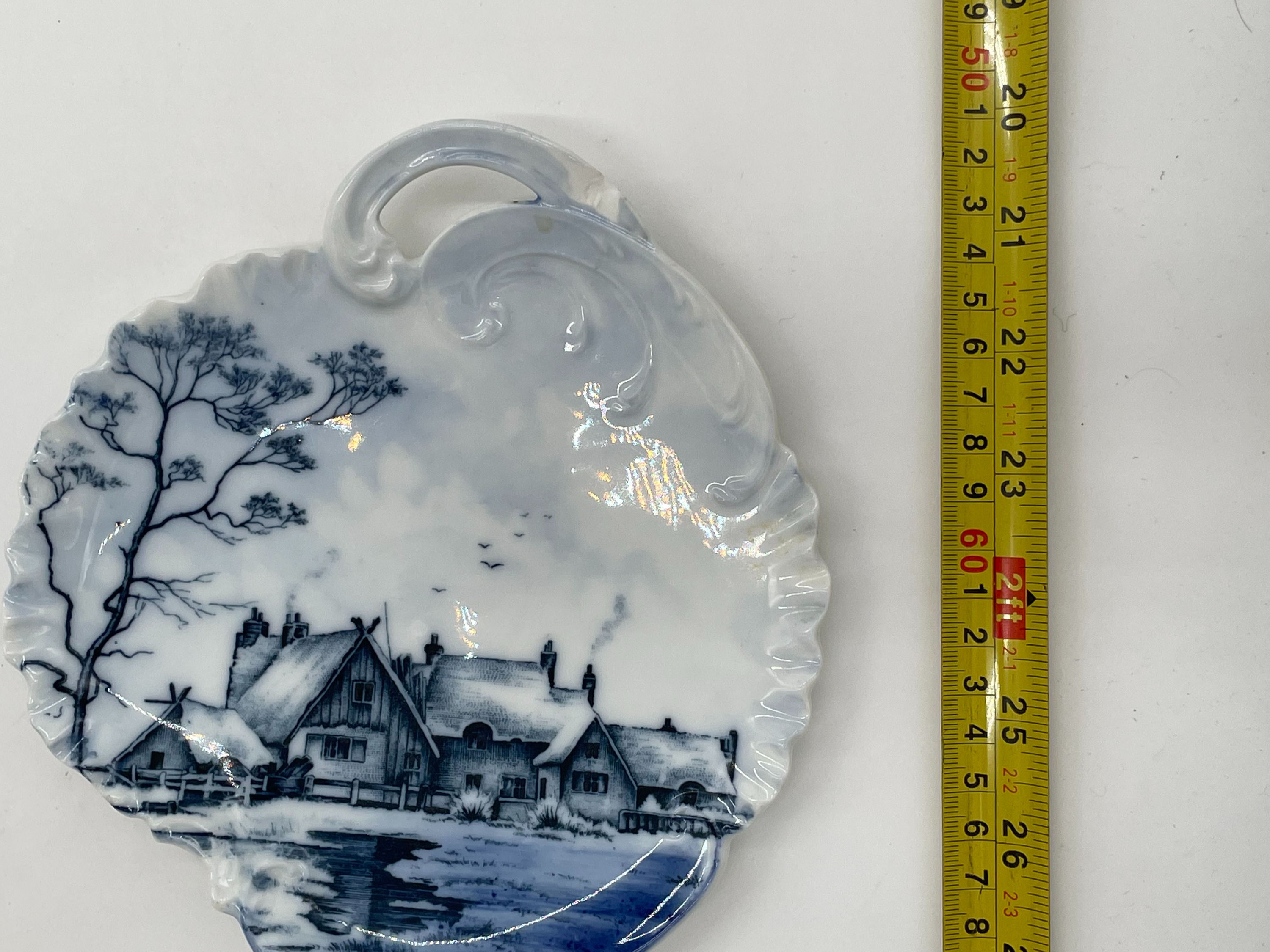 8" Vintage porcelain dish from Rosenthal, specifically from their "Louis XIV"