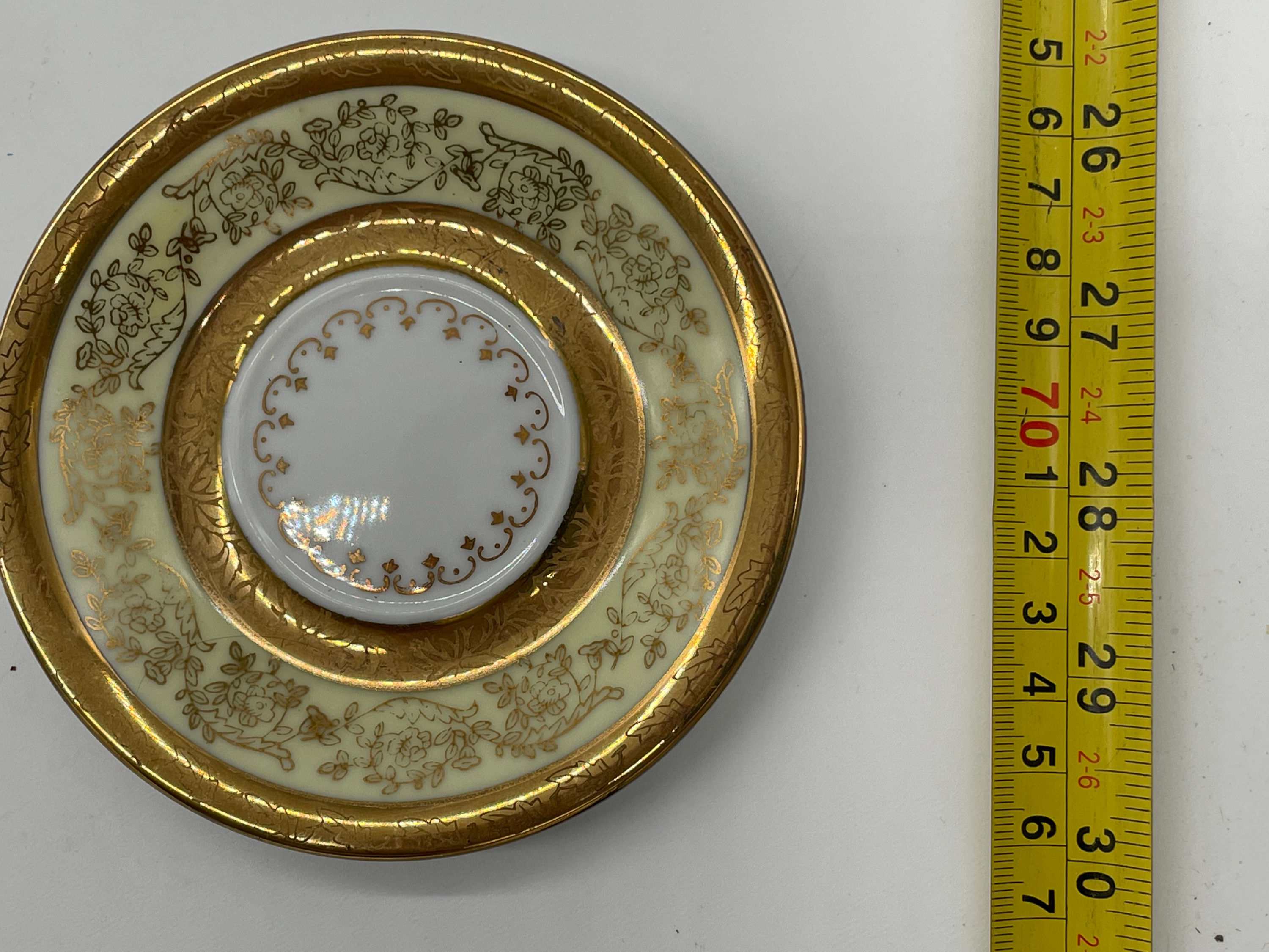 4.5" Plate Handpainted Arnet 5th Ave 2058