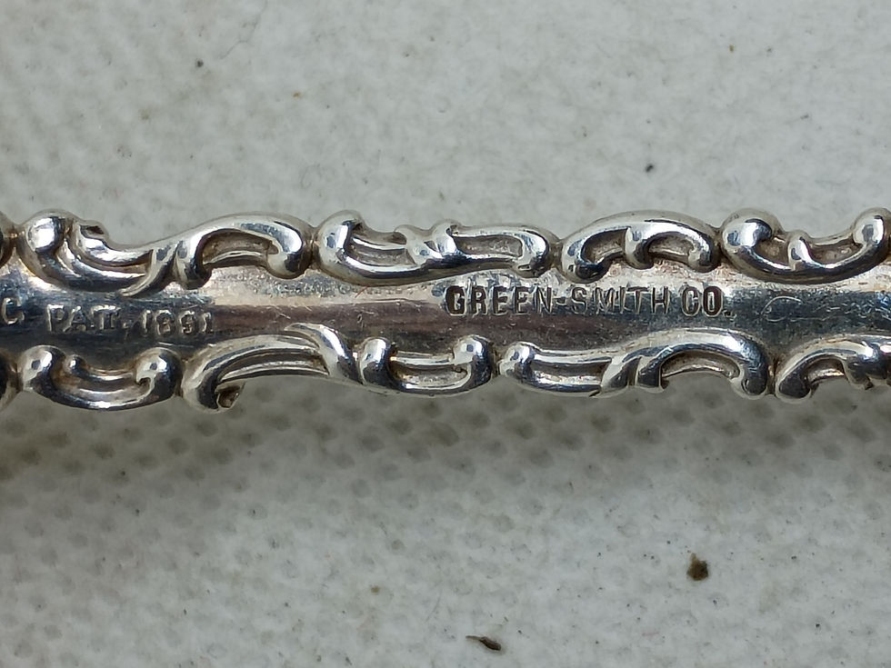 Thumbnail: 9"+ Antique Louis XV Sterling Silver cake server by Whiting Mfg. Co - 73g