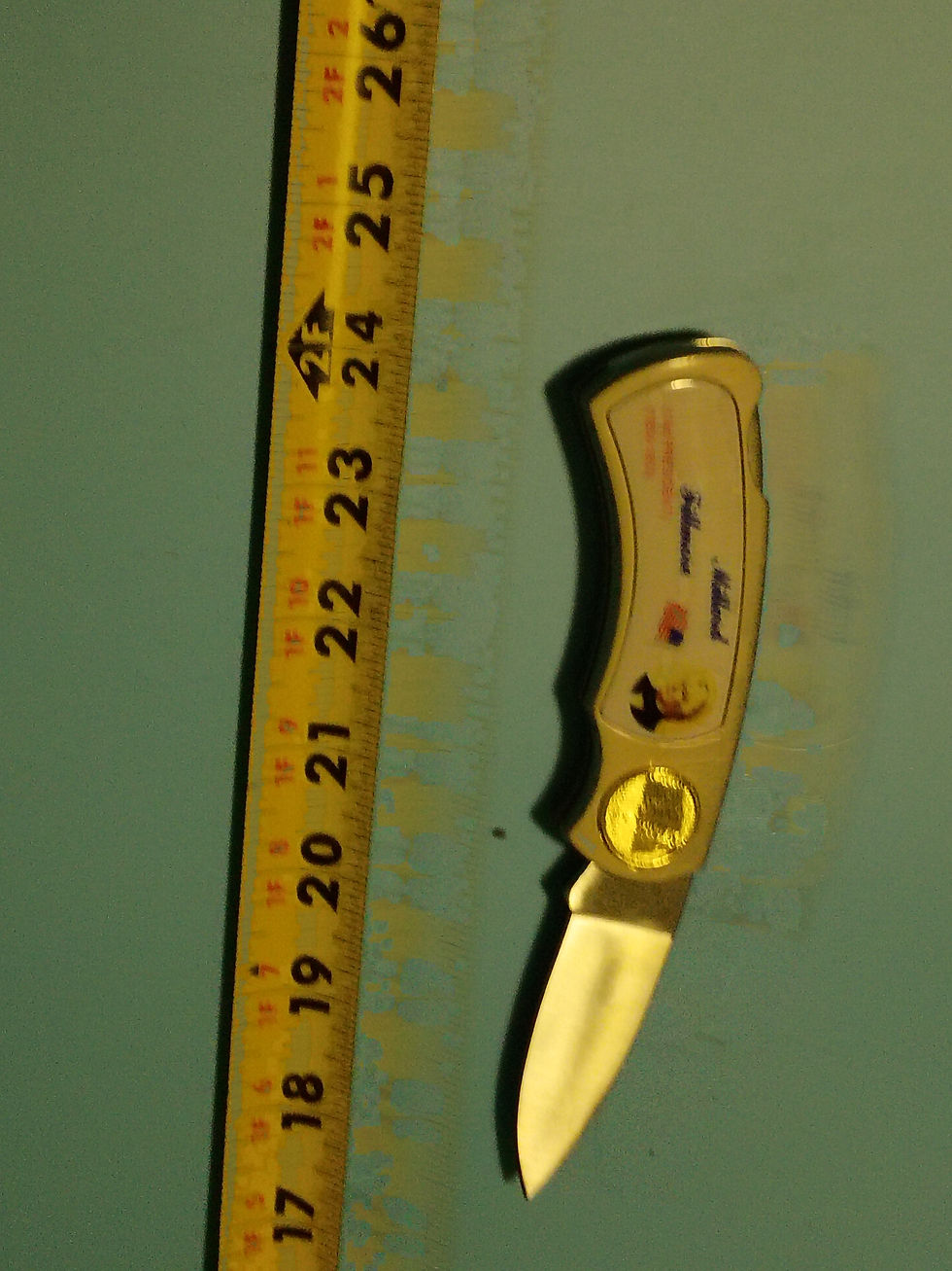 Thumbnail: Approx 7" Millard Fillmore 13th President locking folding knife