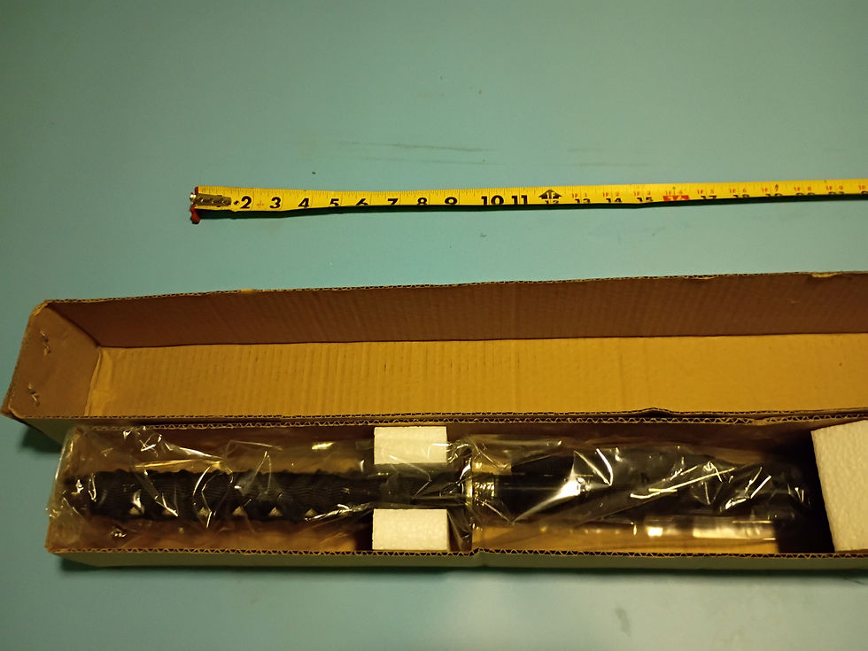 Thumbnail: 37" Sword blade steel blade - black cord-wrapped handle - Skull graphics