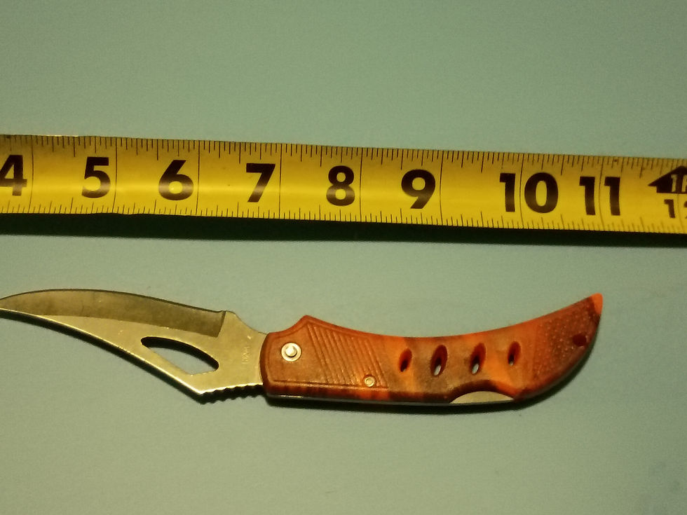 Thumbnail: 7.5" Open -Folding knife-stainless steel blades -locking blade- pink camo handle