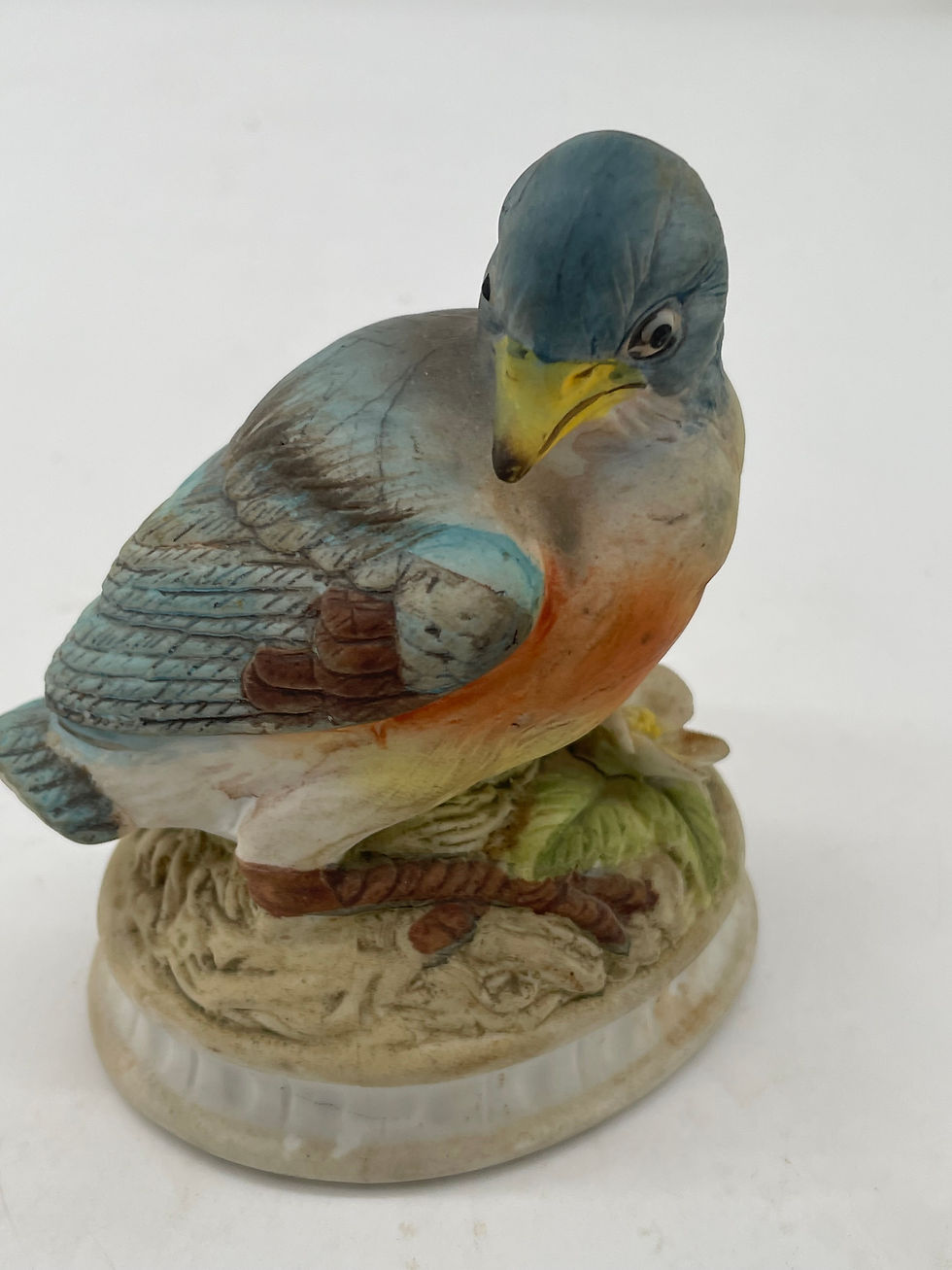 Thumbnail: 4"  - Lefton China- Eastern Bluebird - hand painted KW1637