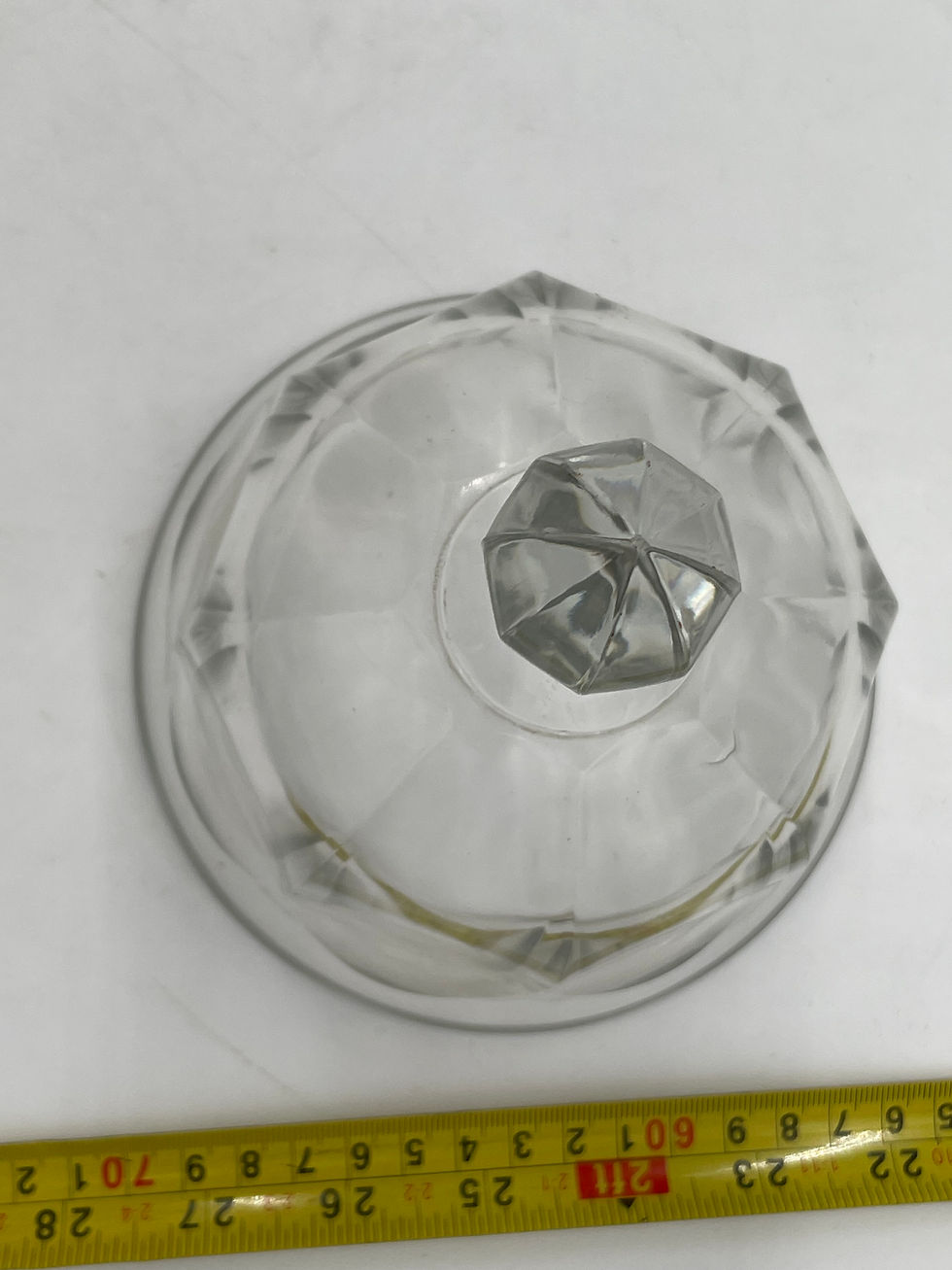 Thumbnail: 8" Clear Glass covered cheeseball dish