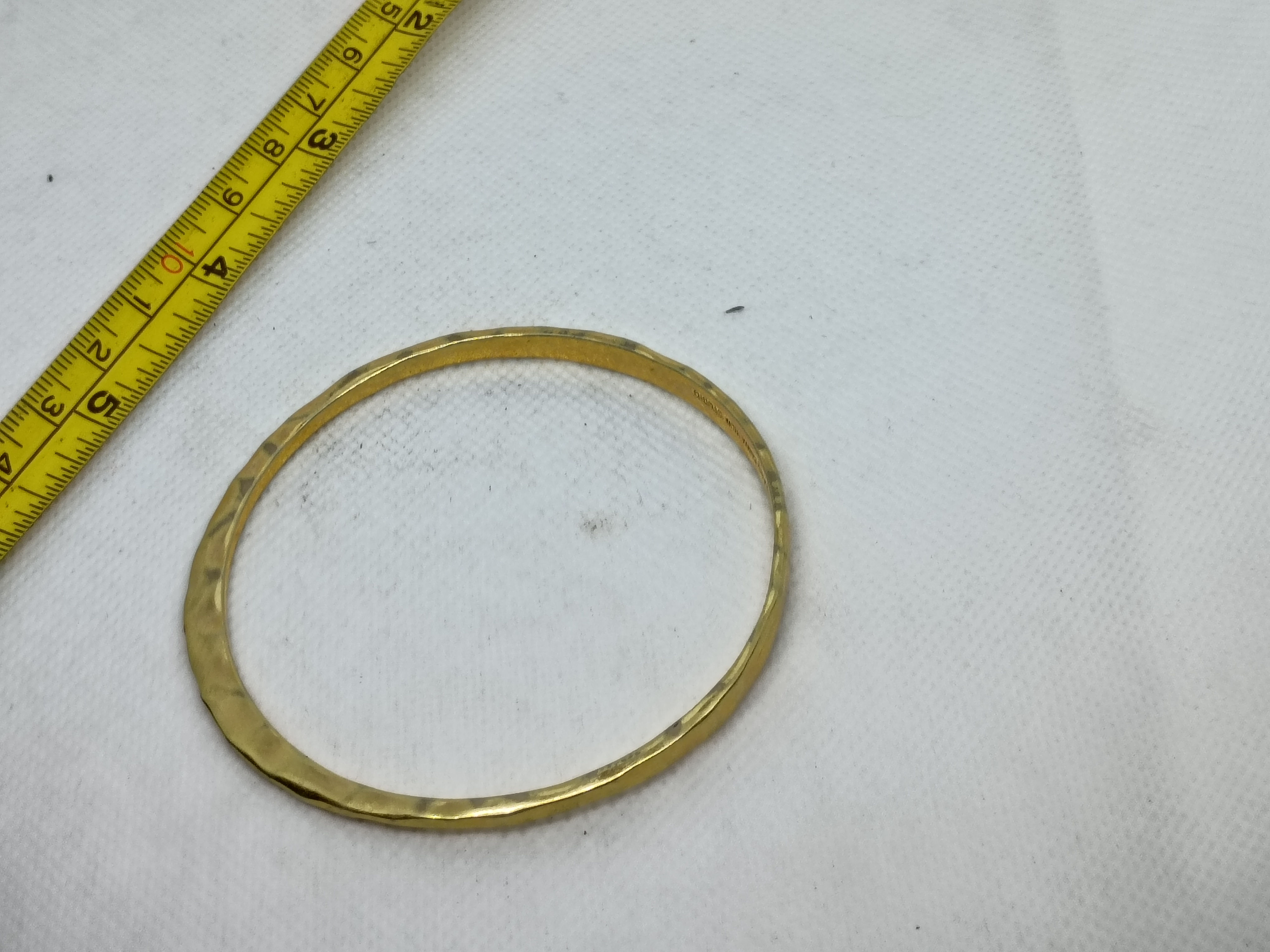 Approx. 3" brass bracelet from China RLM Studio