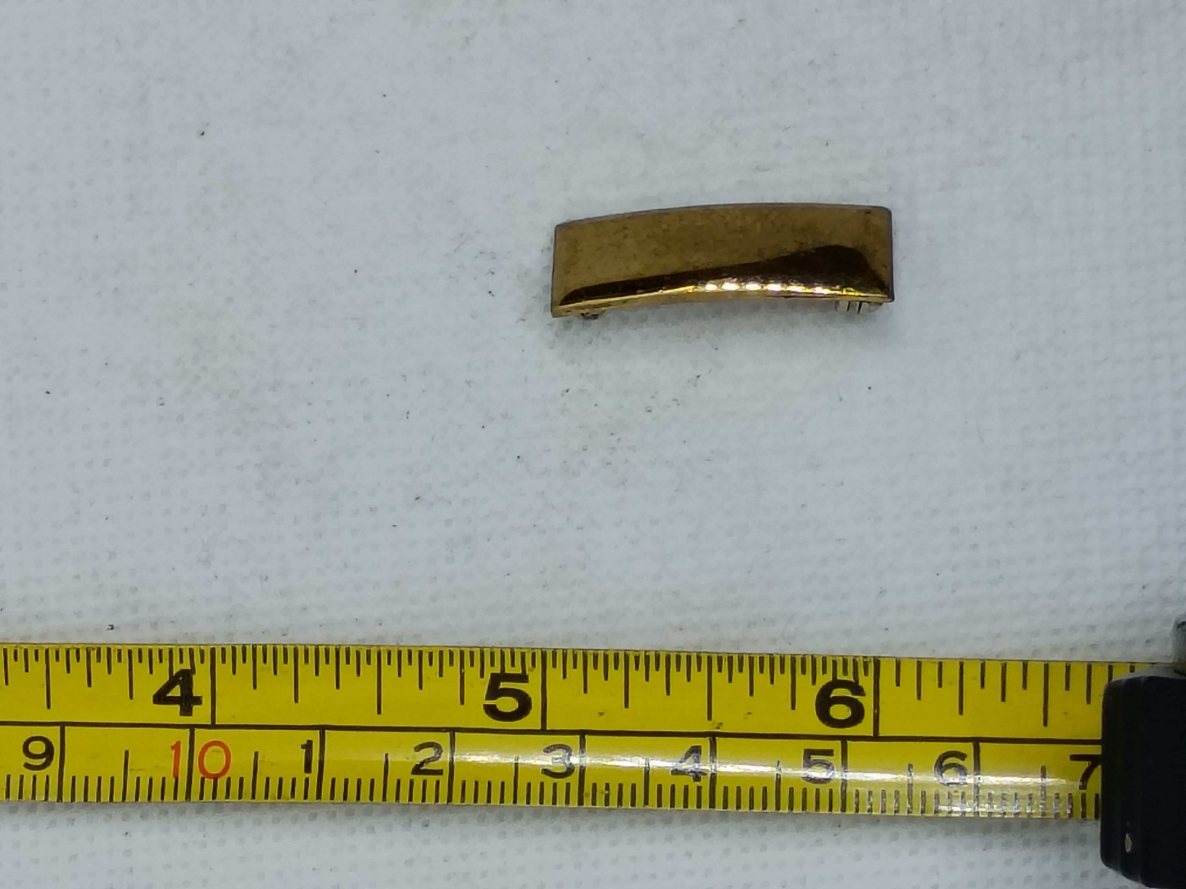 Approx. 1.5" Second Lieutenant (O-1) rank insignia pin