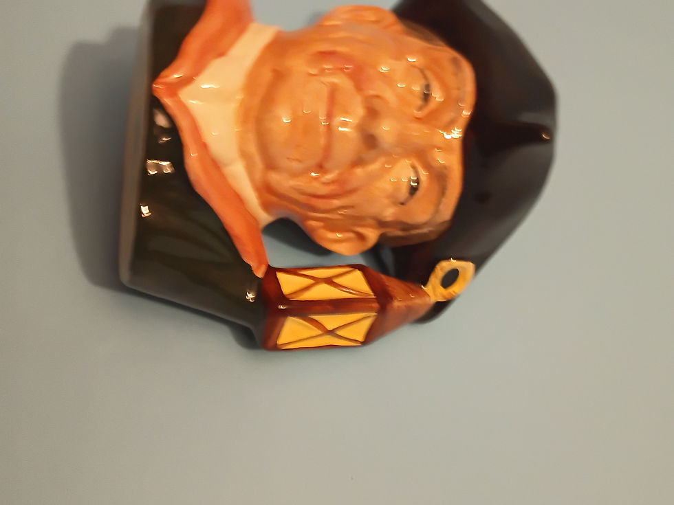 Thumbnail: 5" Toby jug- "Night Watchman" Character Jugs From Williamsburg- Royal Doulton