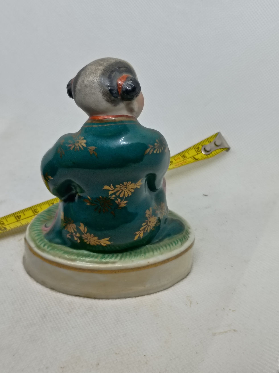 Thumbnail: 3" tall Porcelain Japanese figure- signed 