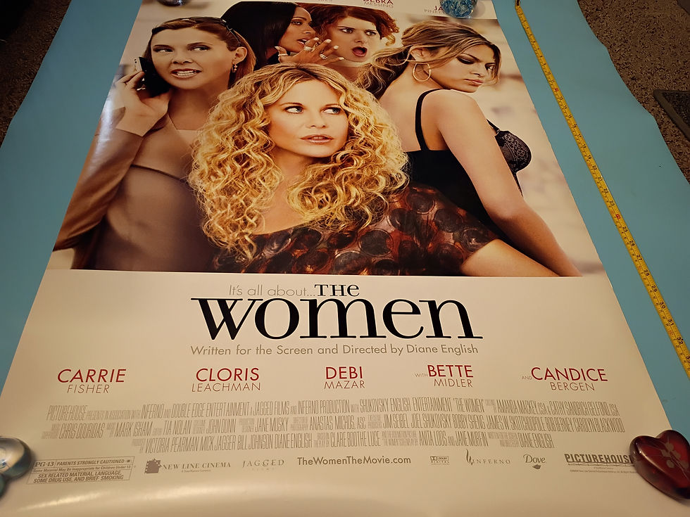 Thumbnail: Approx 27" x 39" Movie poster "It"s all about...The Women"  New Line Cinema