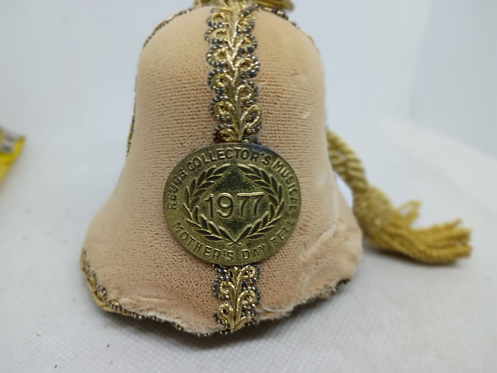 Thumbnail: Approx. 4" Musical bell ornament -"Allouette" 3rd issue -wound, not working