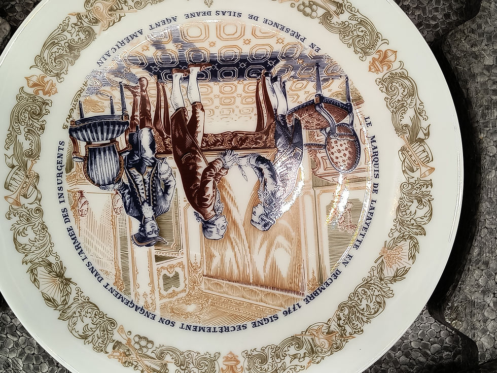 Thumbnail: 8” Plate - First Edition Lafayette Legacy Collection D'arceau Limoges 