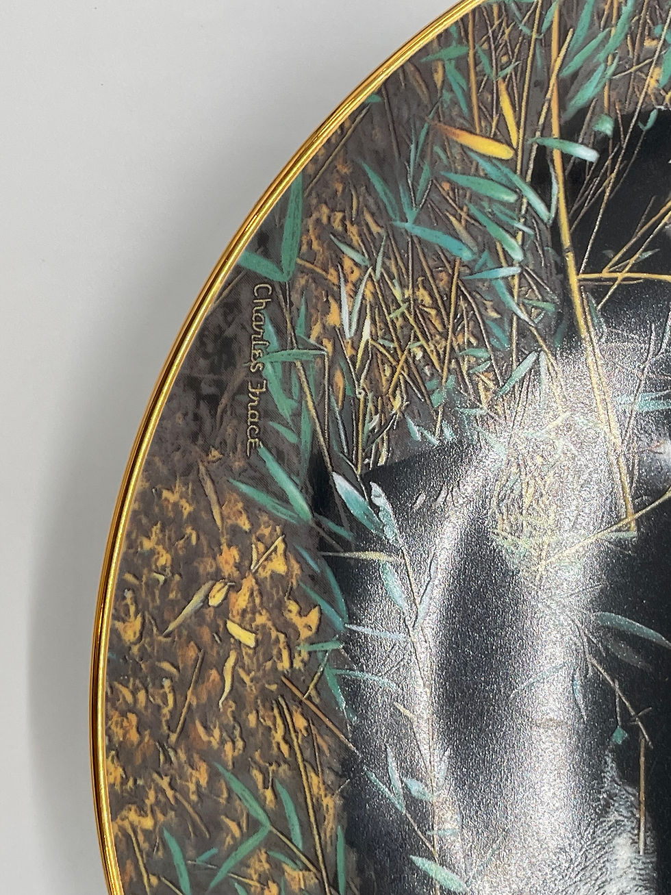 Thumbnail: 8" Plate-"Chinese Treasure" by Charles Frace' -3rd issue in Nature's Lovables