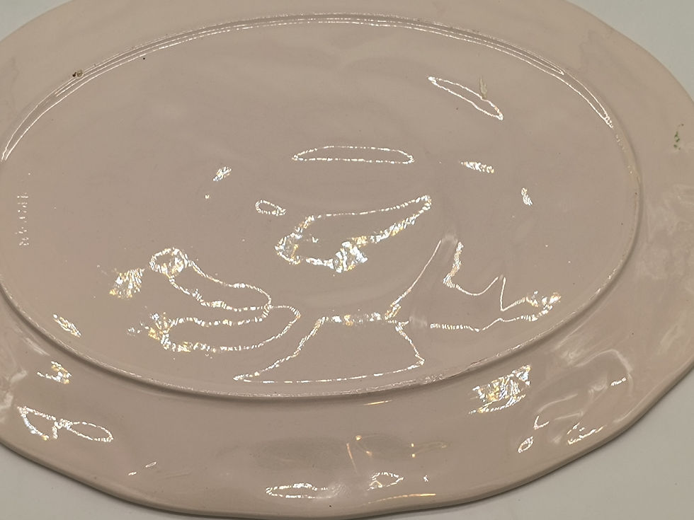 Thumbnail: 18" Vintage turkey platter - Made in Japan stamped on bottom