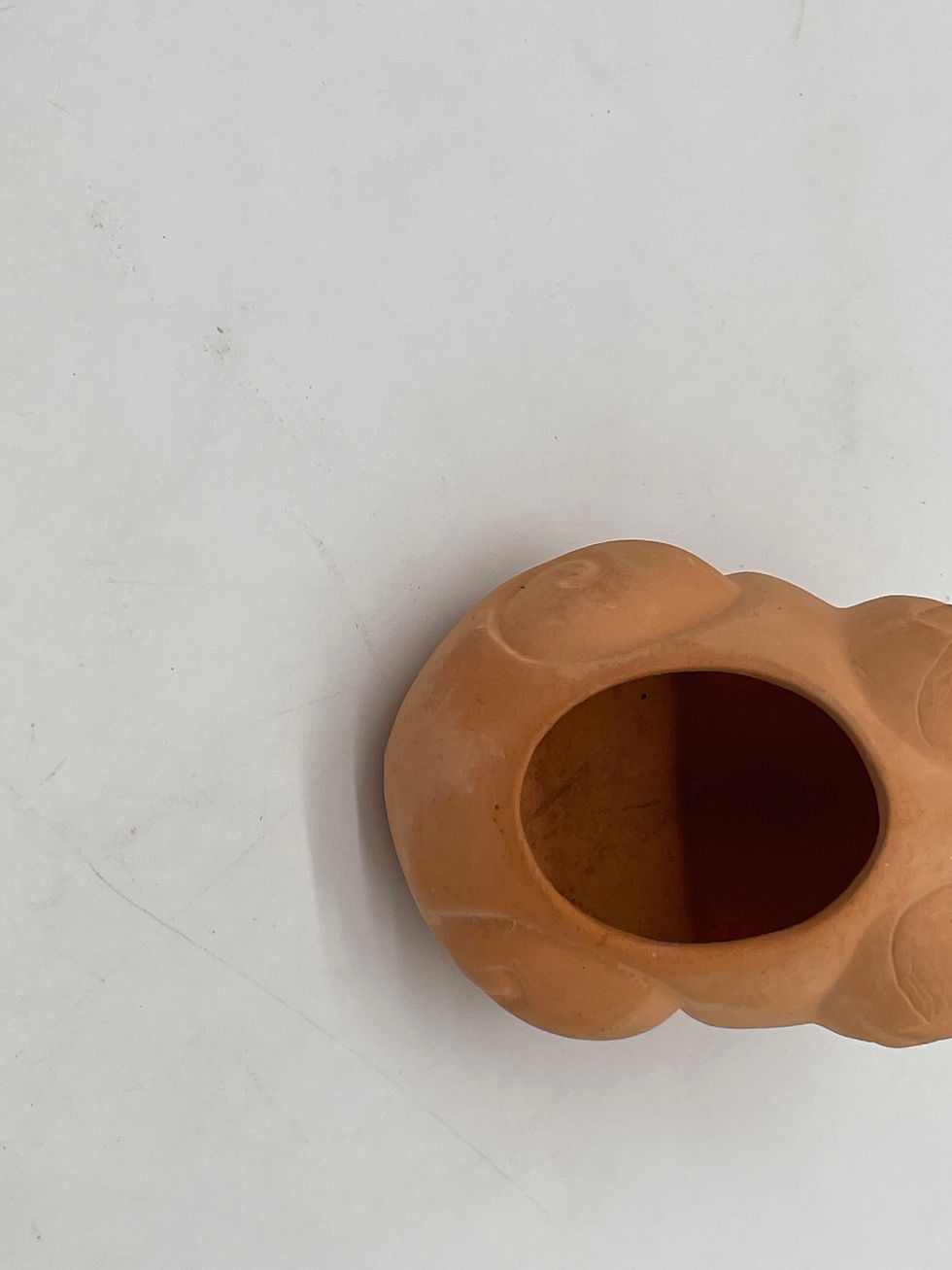 Thumbnail: 5"  Terra Cotta Frog planter