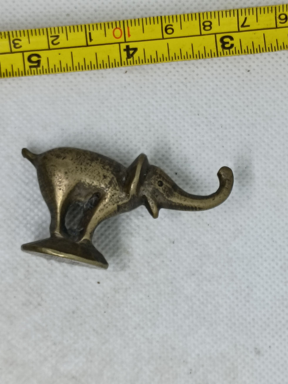 Thumbnail: 2" bronze elephant figurine